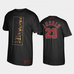 Mens Michael Jordan #23 Bulls 4 Black The Last Dance Chicago Bulls T-Shirts 833016-808