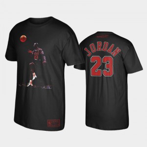 Men Michael Jordan #23 Chicago Bulls Black Bulls 7 The Last Dance T-Shirt 651893-156