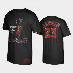 Men's Michael Jordan #23 Black Bulls Forever Chicago Bulls The Last Dance T-Shirt 921425-665
