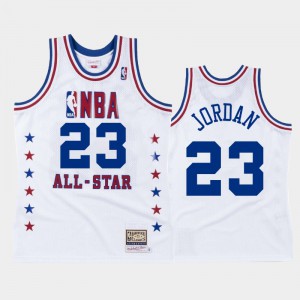 Mens Michael Jordan #23 Chicago Bulls 1988 NBA All-Star White Bulls Eastern Conference Jersey 960401-372